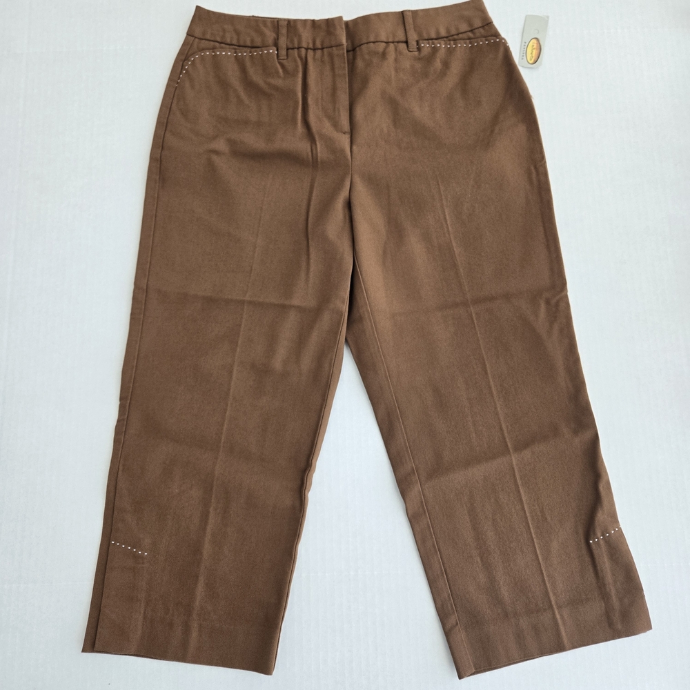 Talbots Petites Vintage Brown Pants - size 4 - NWT